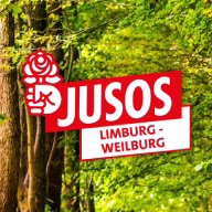 Foto einer Flagge der Jusos Limburg-Weilburg